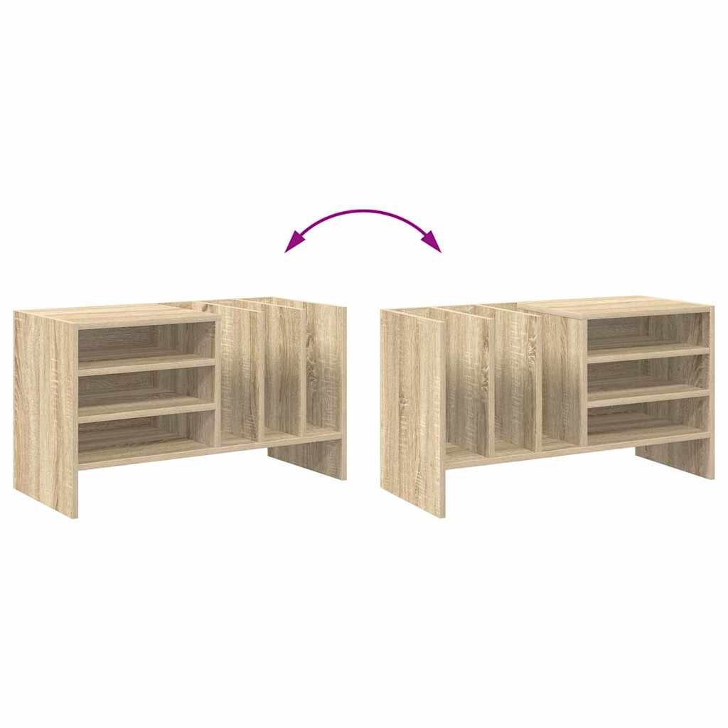 Schallplattenschrank Sonoma-Eiche 78,5 x 35 x 45 cm