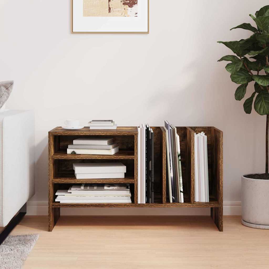 Schallplattenschrank Räuchereiche 78,5 x 35 x 45 cm