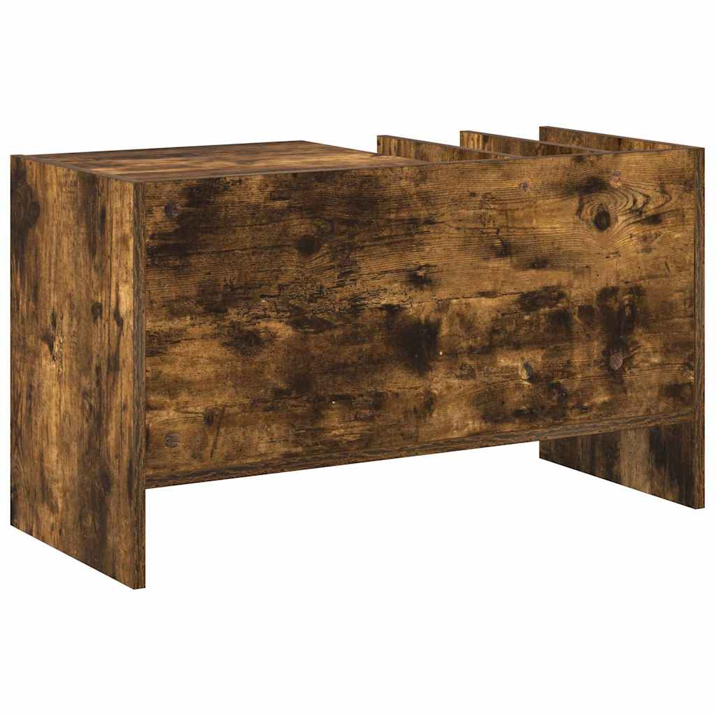 Schallplattenschrank Räuchereiche 78,5 x 35 x 45 cm