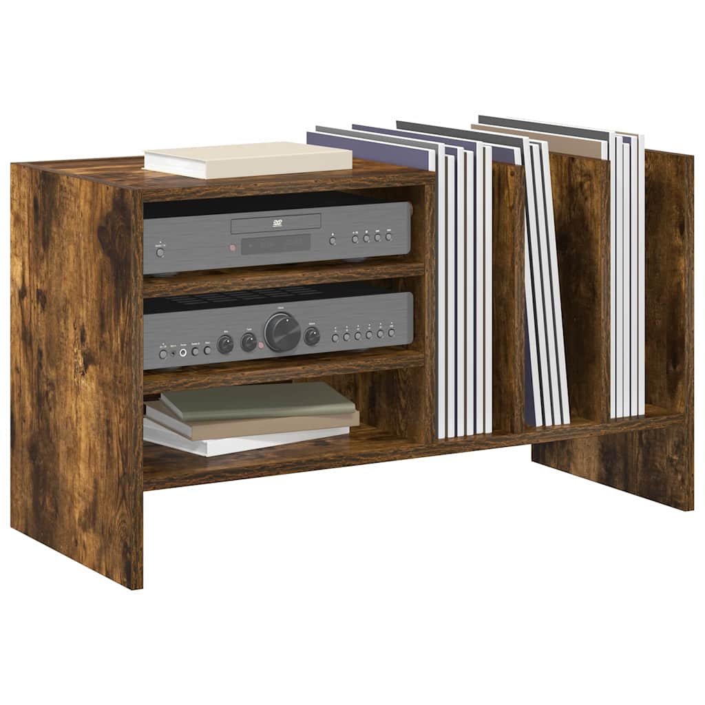 Schallplattenschrank Räuchereiche 78,5 x 35 x 45 cm