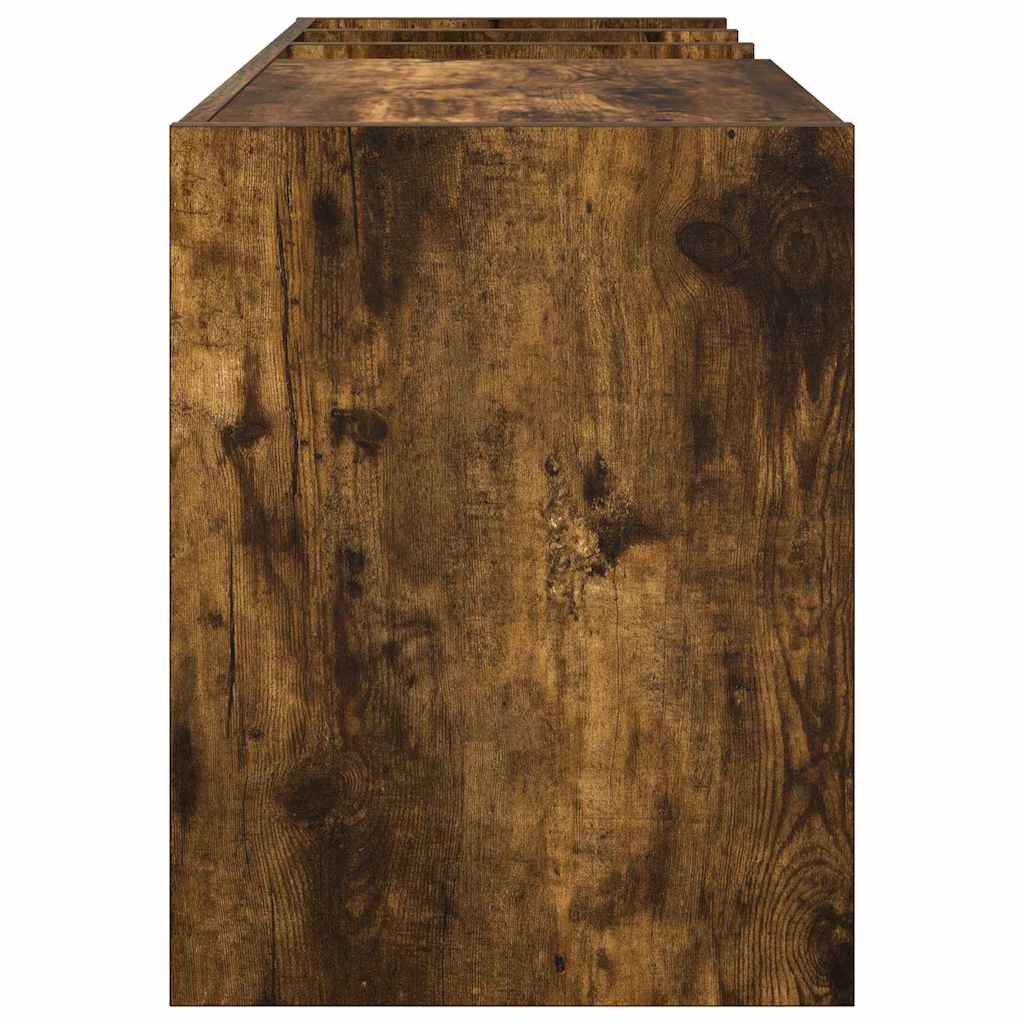 Schallplattenschrank Räuchereiche 78,5 x 35 x 45 cm