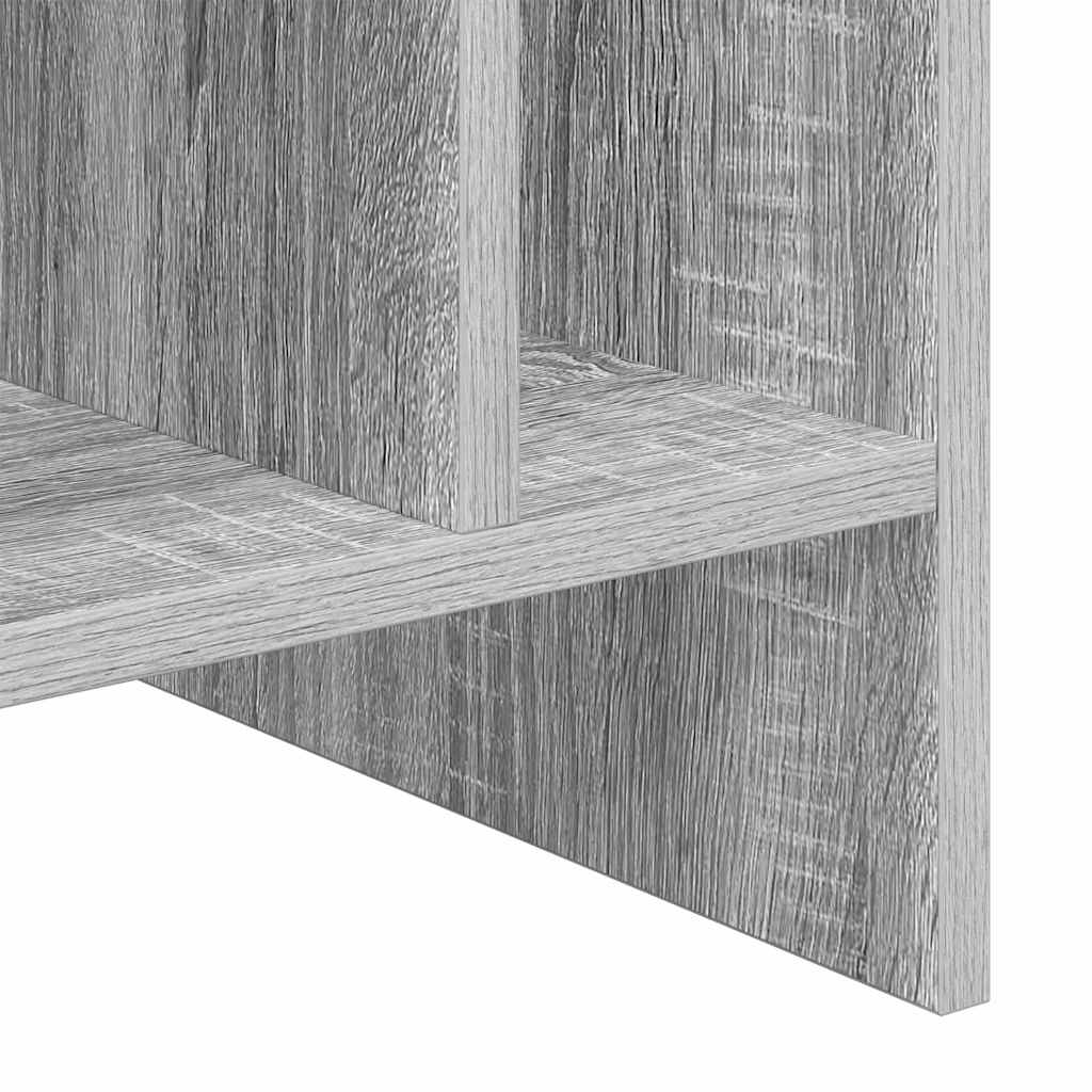Schallplattenschrank Sonoma-Grau 78,5 x 35 x 45 cm