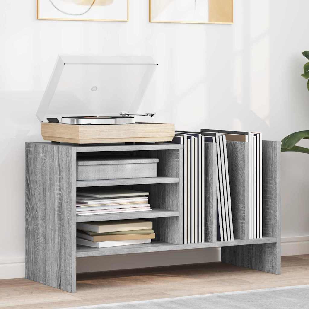 Schallplattenschrank Sonoma-Grau 78,5 x 35 x 45 cm