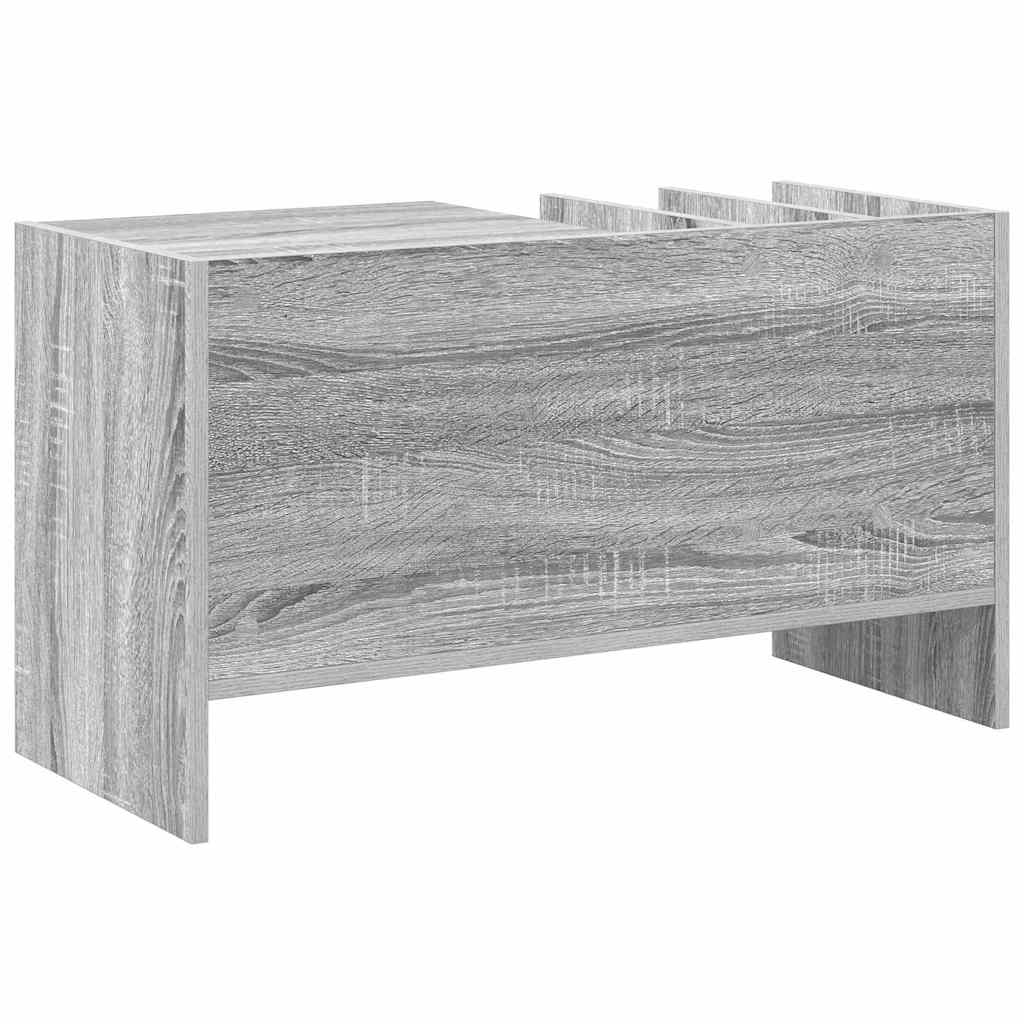 Schallplattenschrank Sonoma-Grau 78,5 x 35 x 45 cm