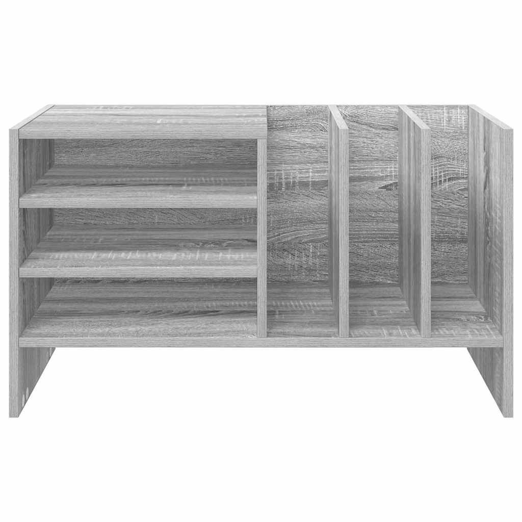 Schallplattenschrank Sonoma-Grau 78,5 x 35 x 45 cm