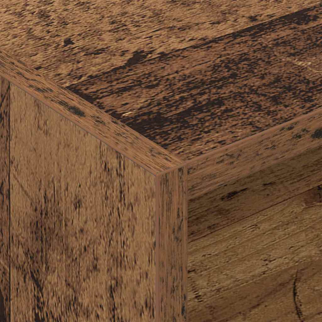 Schallplattenschrank Altholz 78,5 x 35 x 45 cm Holzwerkstoff