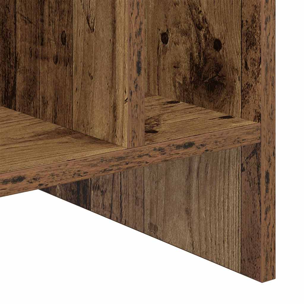 Schallplattenschrank Altholz 78,5 x 35 x 45 cm Holzwerkstoff
