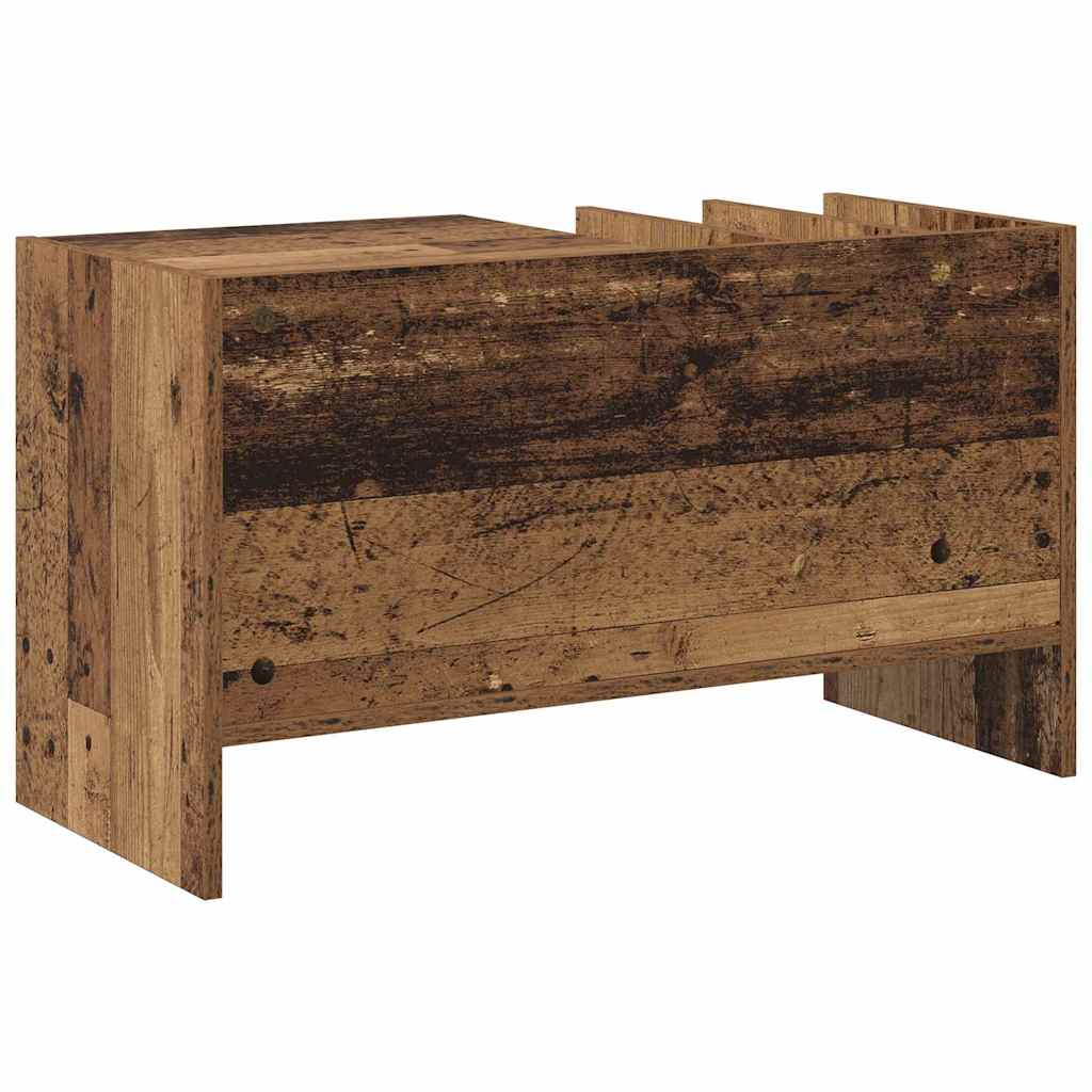 Schallplattenschrank Altholz 78,5 x 35 x 45 cm Holzwerkstoff