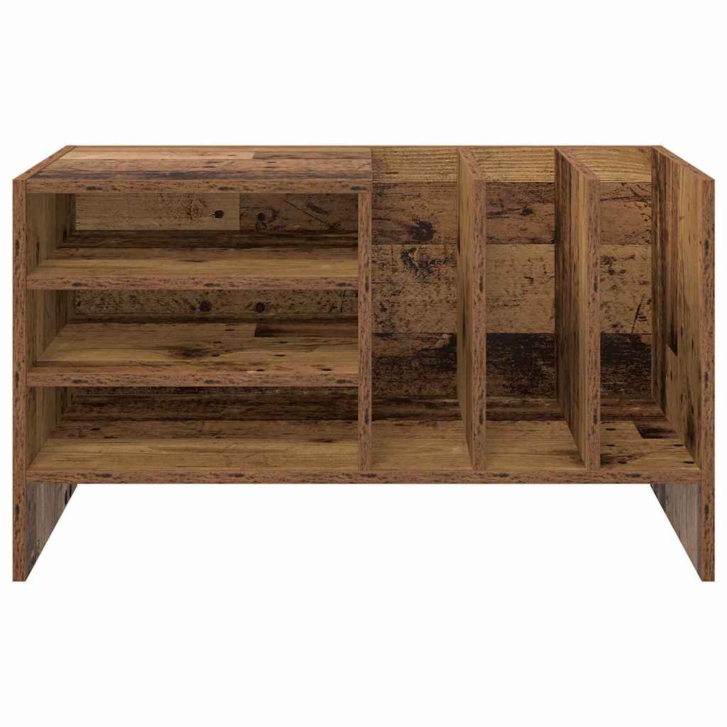Schallplattenschrank Altholz 78,5 x 35 x 45 cm Holzwerkstoff