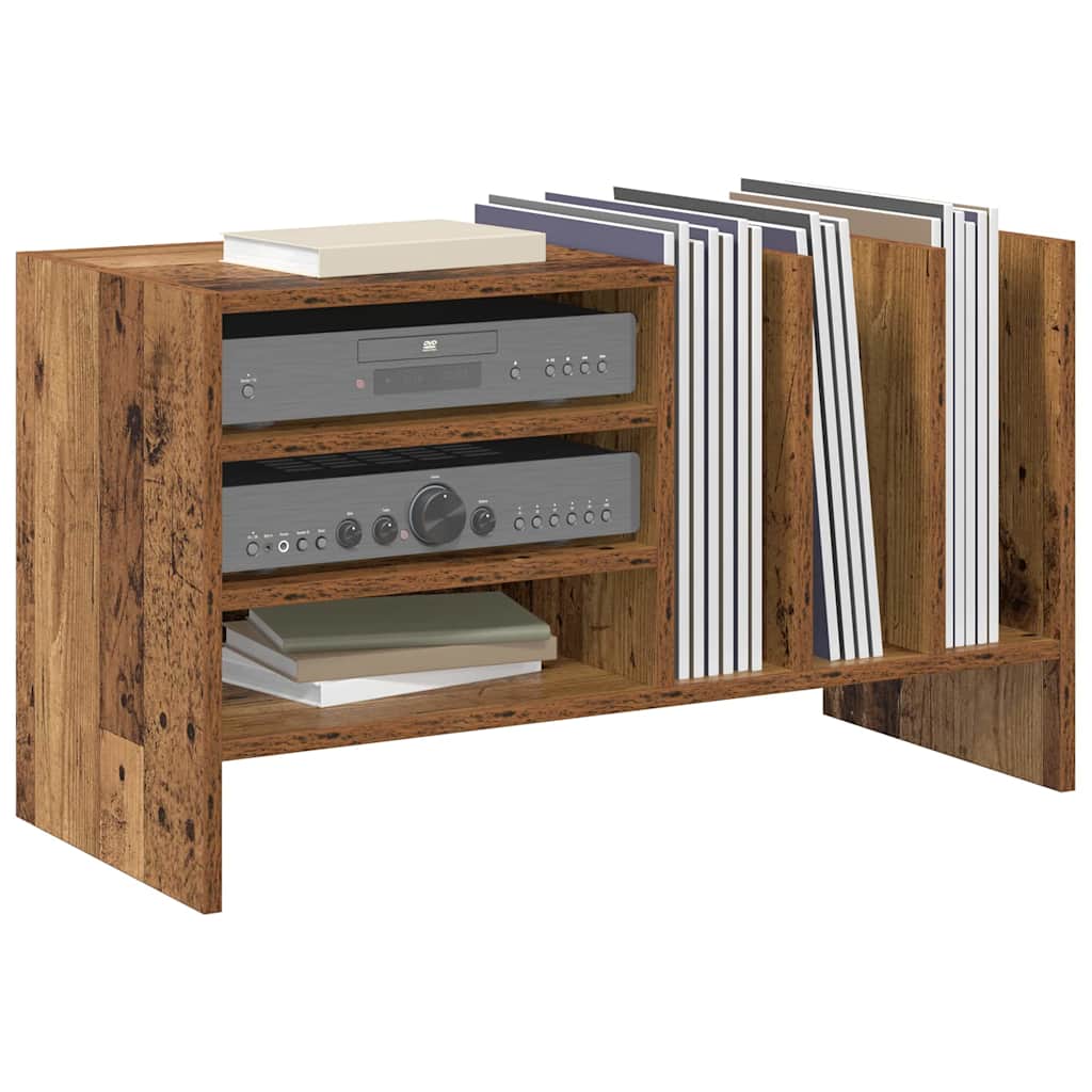 Schallplattenschrank Altholz 78,5 x 35 x 45 cm Holzwerkstoff