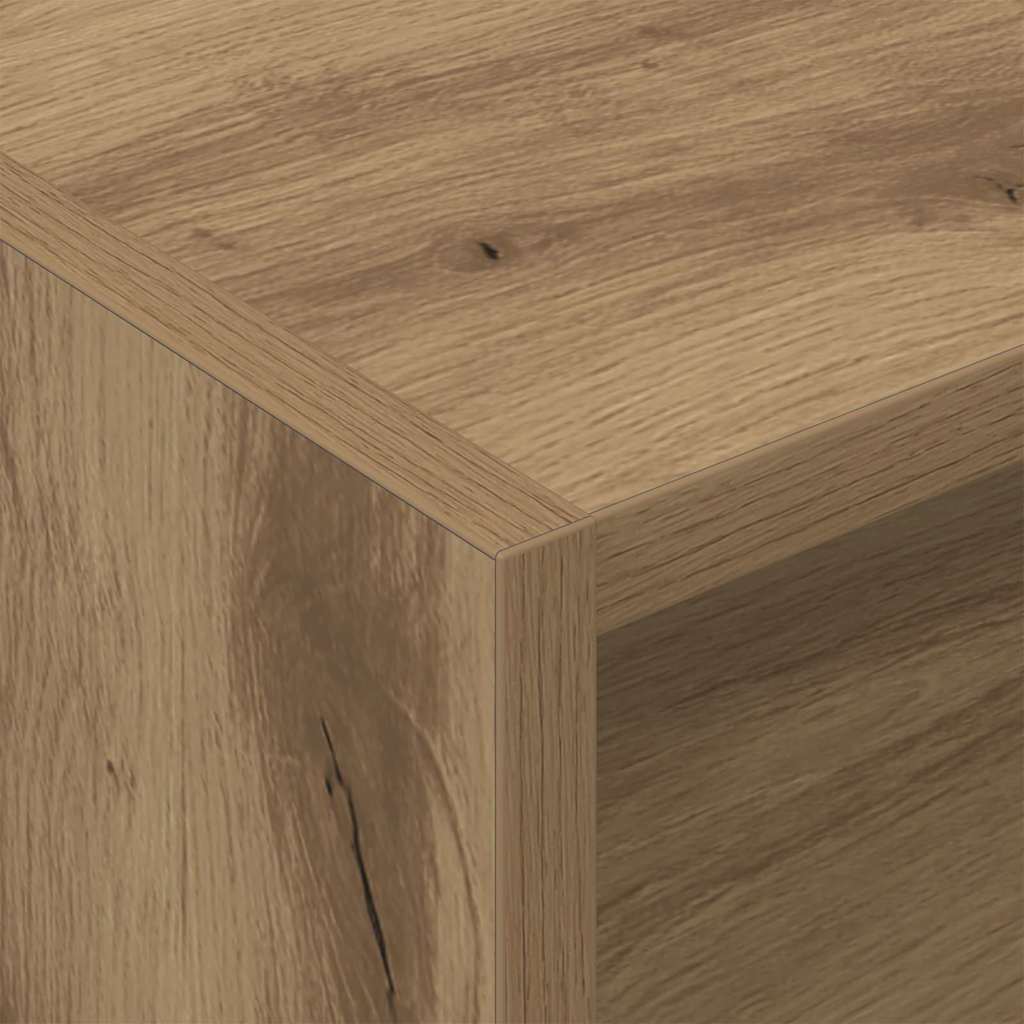 Schallplattenschrank Artisan-Eiche 78,5 x 35 x 45 cm