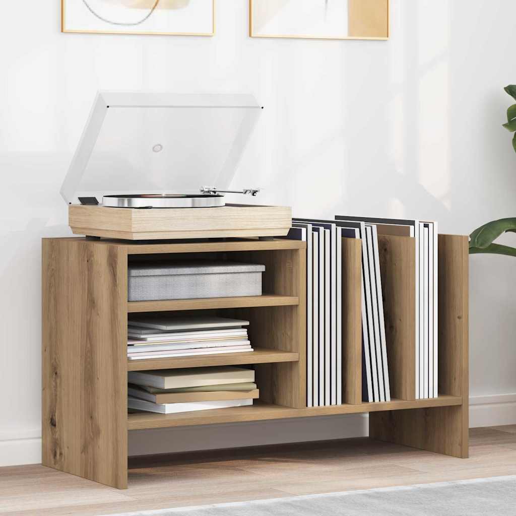 Schallplattenschrank Artisan-Eiche 78,5 x 35 x 45 cm