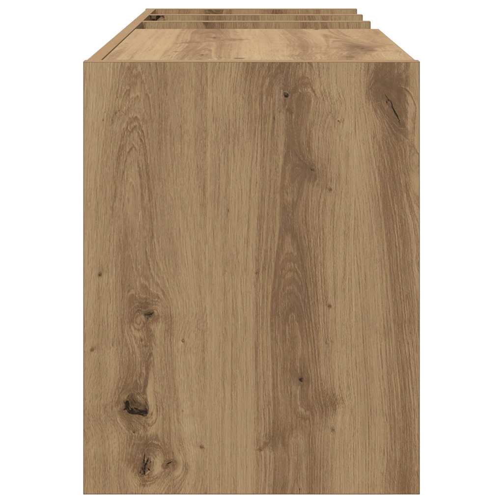 Schallplattenschrank Artisan-Eiche 78,5 x 35 x 45 cm