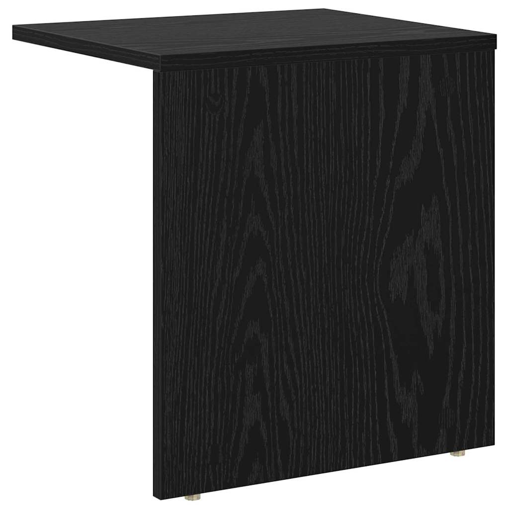 Beistelltisch 2 stk. Schwarz Eichen-Optik 37 x 32 x 40 cm
