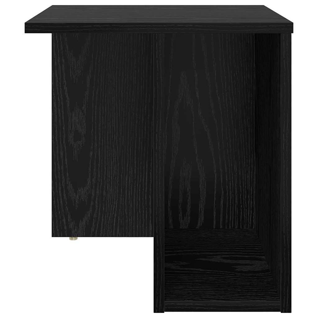 Beistelltisch 2 stk. Schwarz Eichen-Optik 37 x 32 x 40 cm