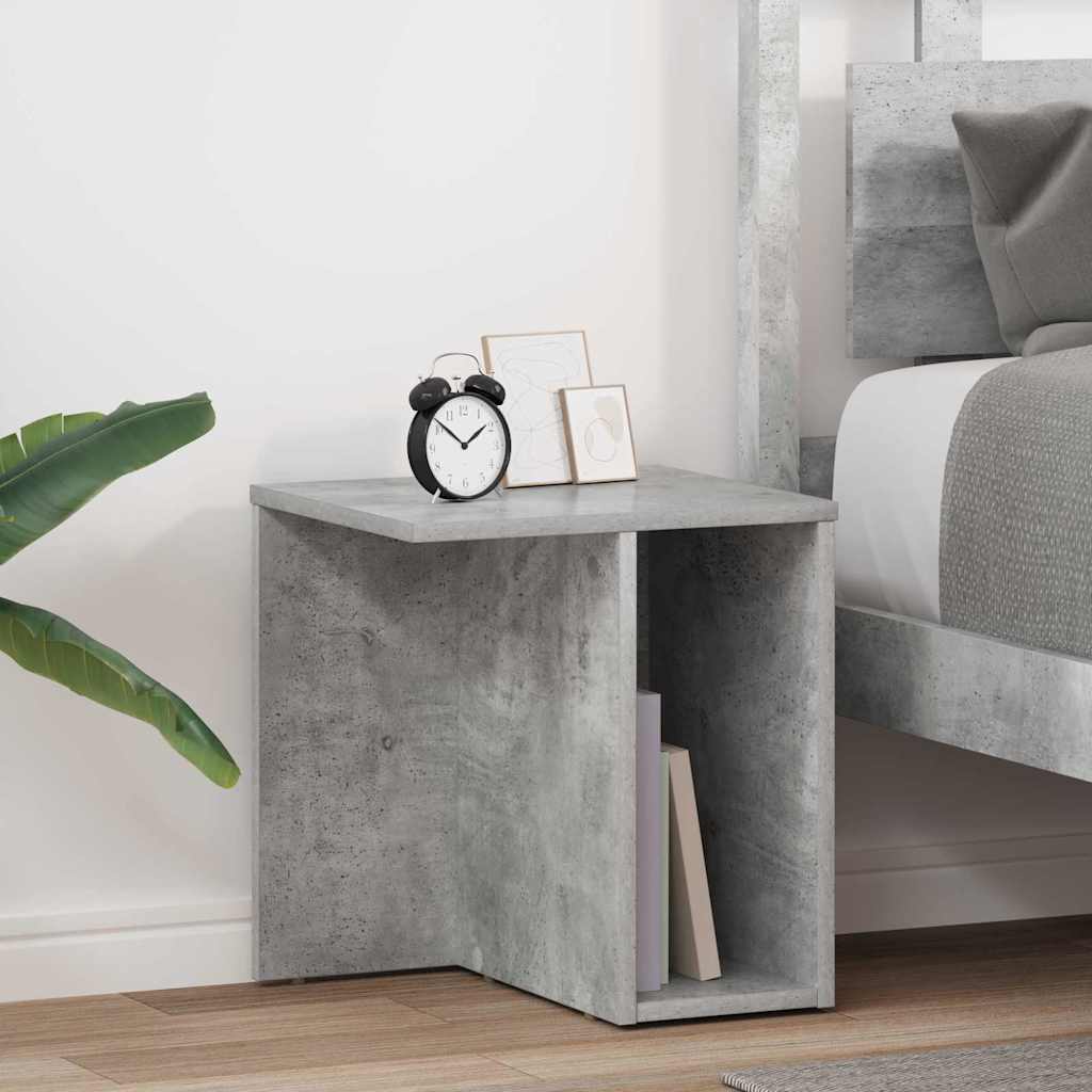 Beistelltisch 2 stk. Beton Grau 37 x 32 x 40 cm Holzwerkstoff