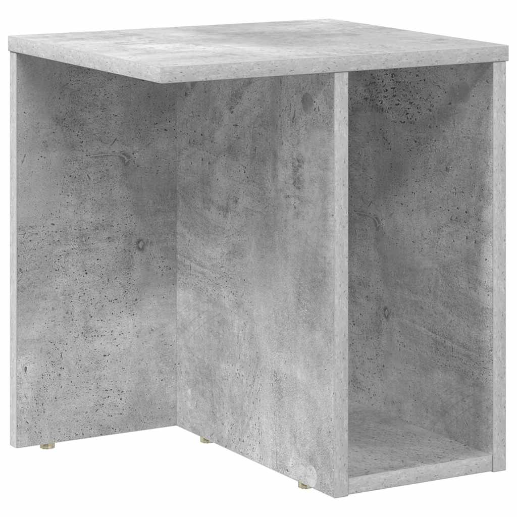 Beistelltisch 2 stk. Beton Grau 37 x 32 x 40 cm Holzwerkstoff