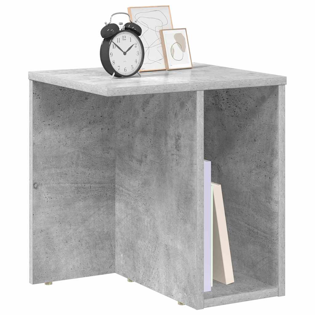 Beistelltisch 2 stk. Beton Grau 37 x 32 x 40 cm Holzwerkstoff