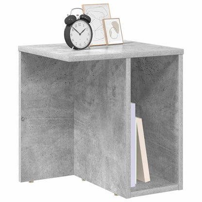 Beistelltisch 2 stk. Beton Grau 37 x 32 x 40 cm Holzwerkstoff