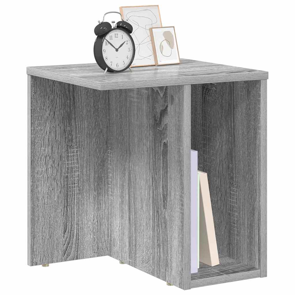 Beistelltisch 2 Stk. Graues Sonoma 37 x 32 x 40 cm