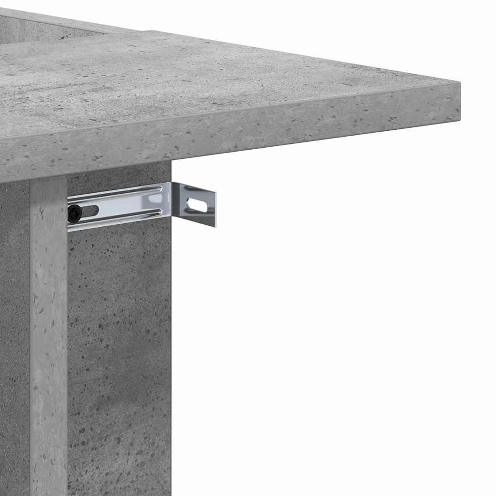 Beistelltisch Beton Grau 35 x 40 x 55 cm Holzwerkstoff