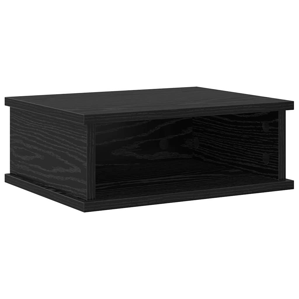 Nachttisch 2 stk. Schwarz Eichen-Optik 40 x 31 x 15 cm