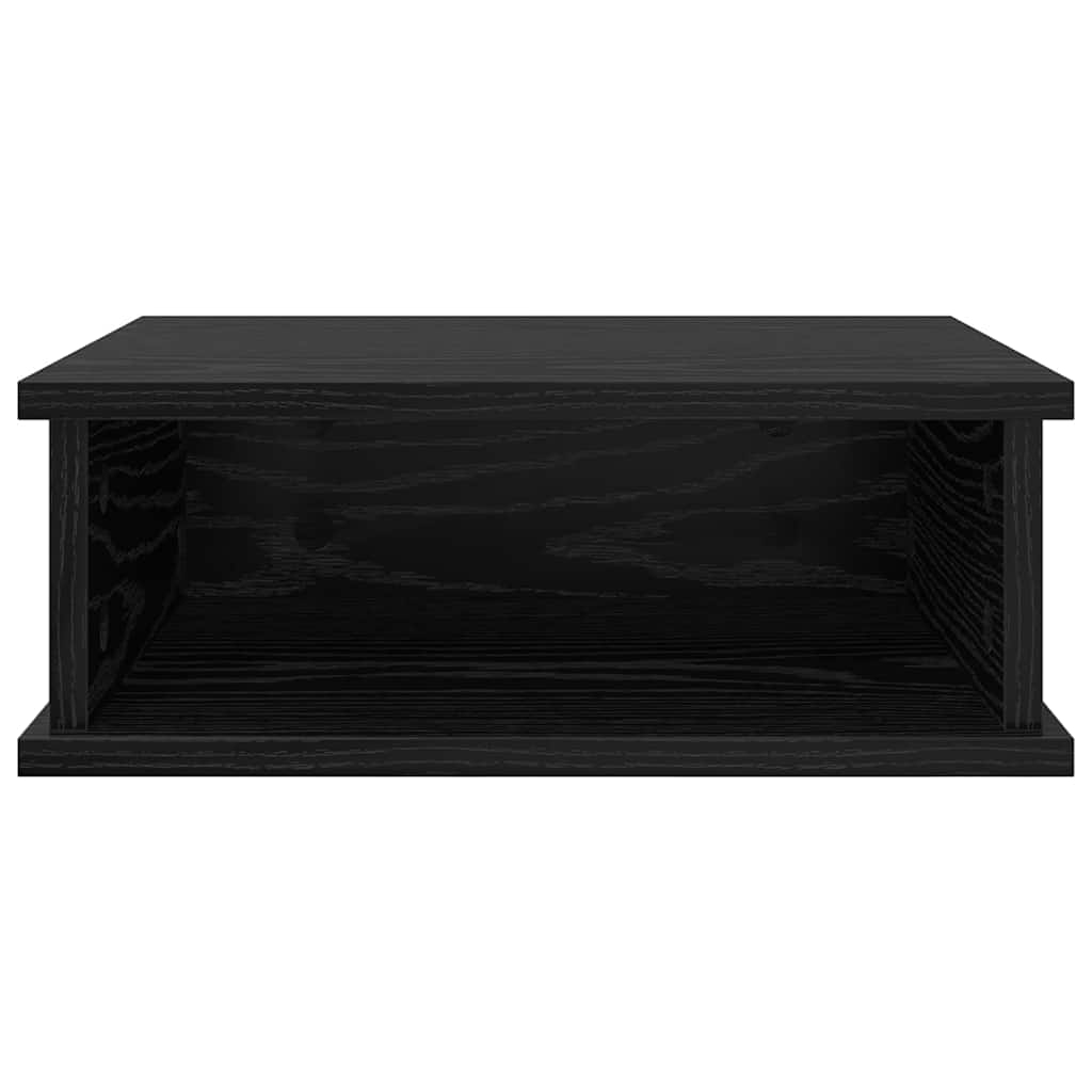 Nachttisch 2 stk. Schwarz Eichen-Optik 40 x 31 x 15 cm