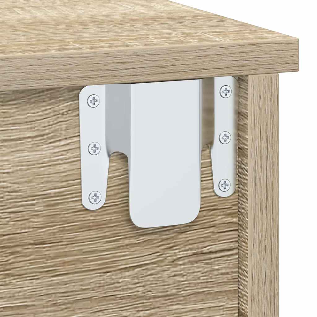 Nachttisch 2 stk. Sonoma-Eiche 40 x 31 x 15 cm Holzwerkstoff