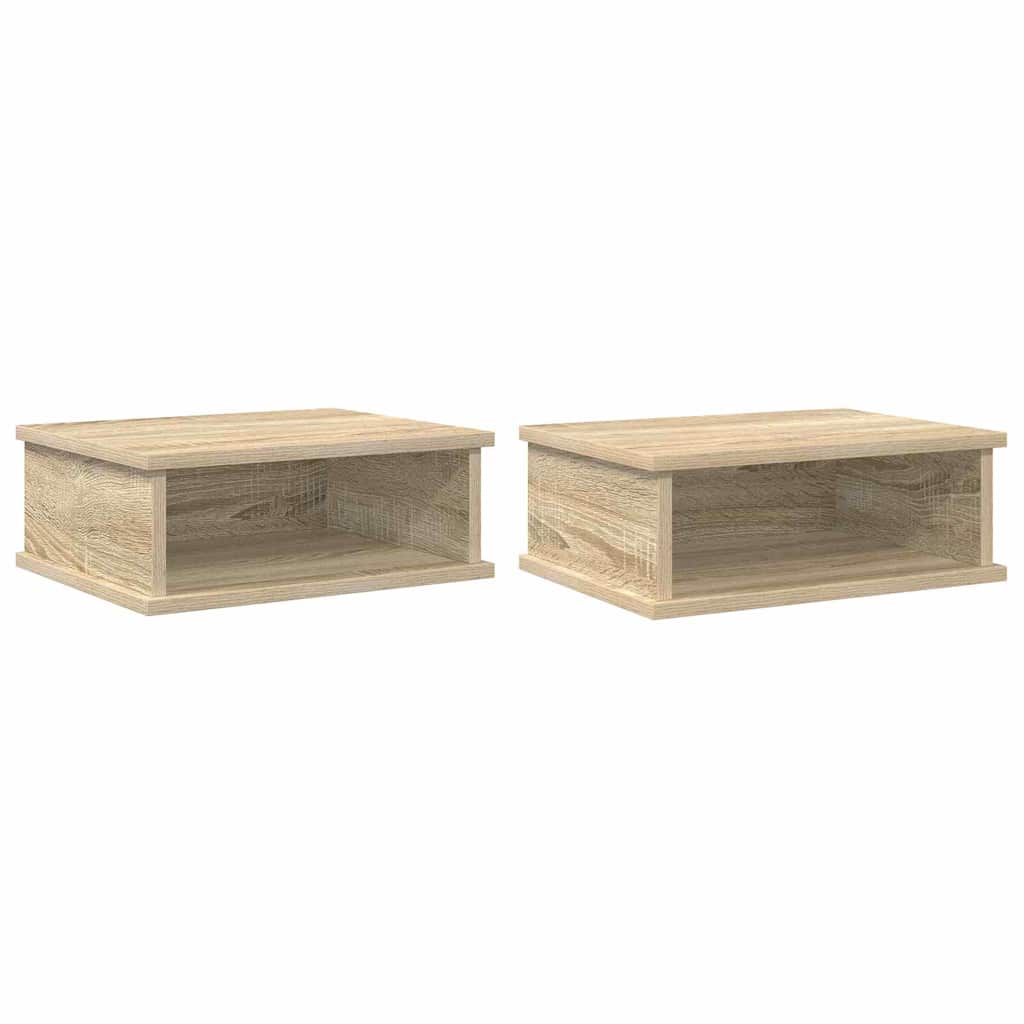 Nachttisch 2 stk. Sonoma-Eiche 40 x 31 x 15 cm Holzwerkstoff