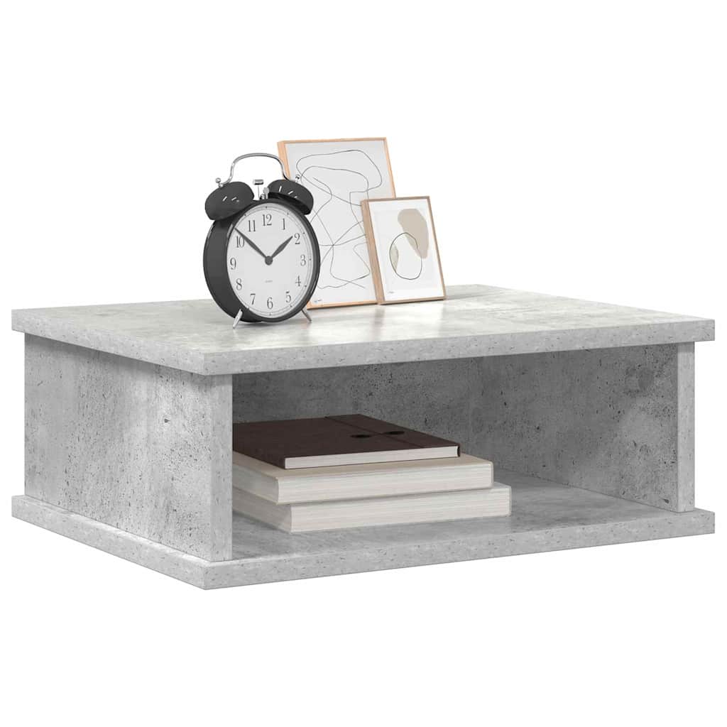 Nachttisch 2 stk. Beton Grau 40 x 31 x 15 cm Holzwerkstoff