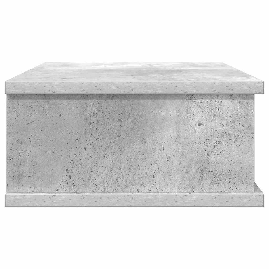 Nachttisch 2 stk. Beton Grau 40 x 31 x 15 cm Holzwerkstoff