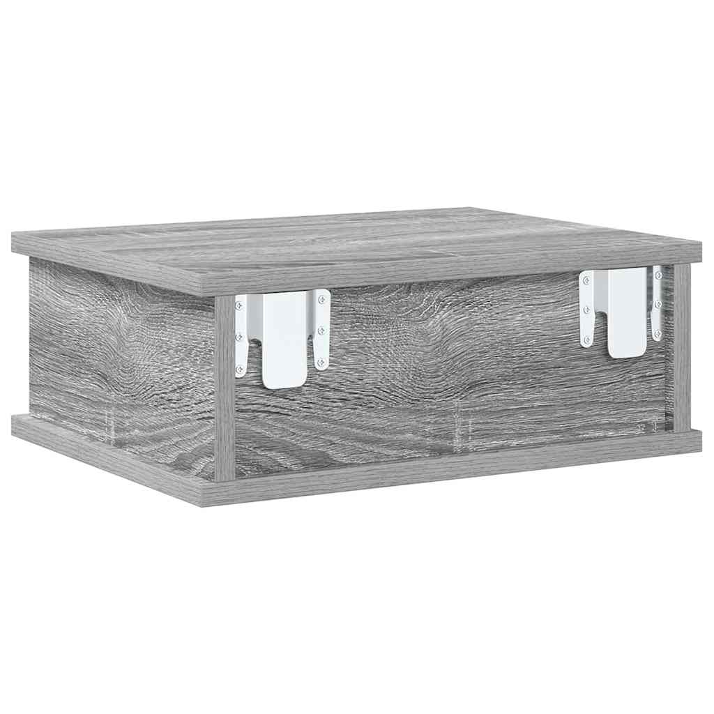 Nachttisch 2 stk. Graues Sonoma 40 x 31 x 15 cm Holzwerkstoff