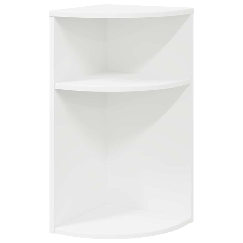 Beistelltisch Weiß 29,6 x 29,6 x 60 cm Holzwerkstoff
