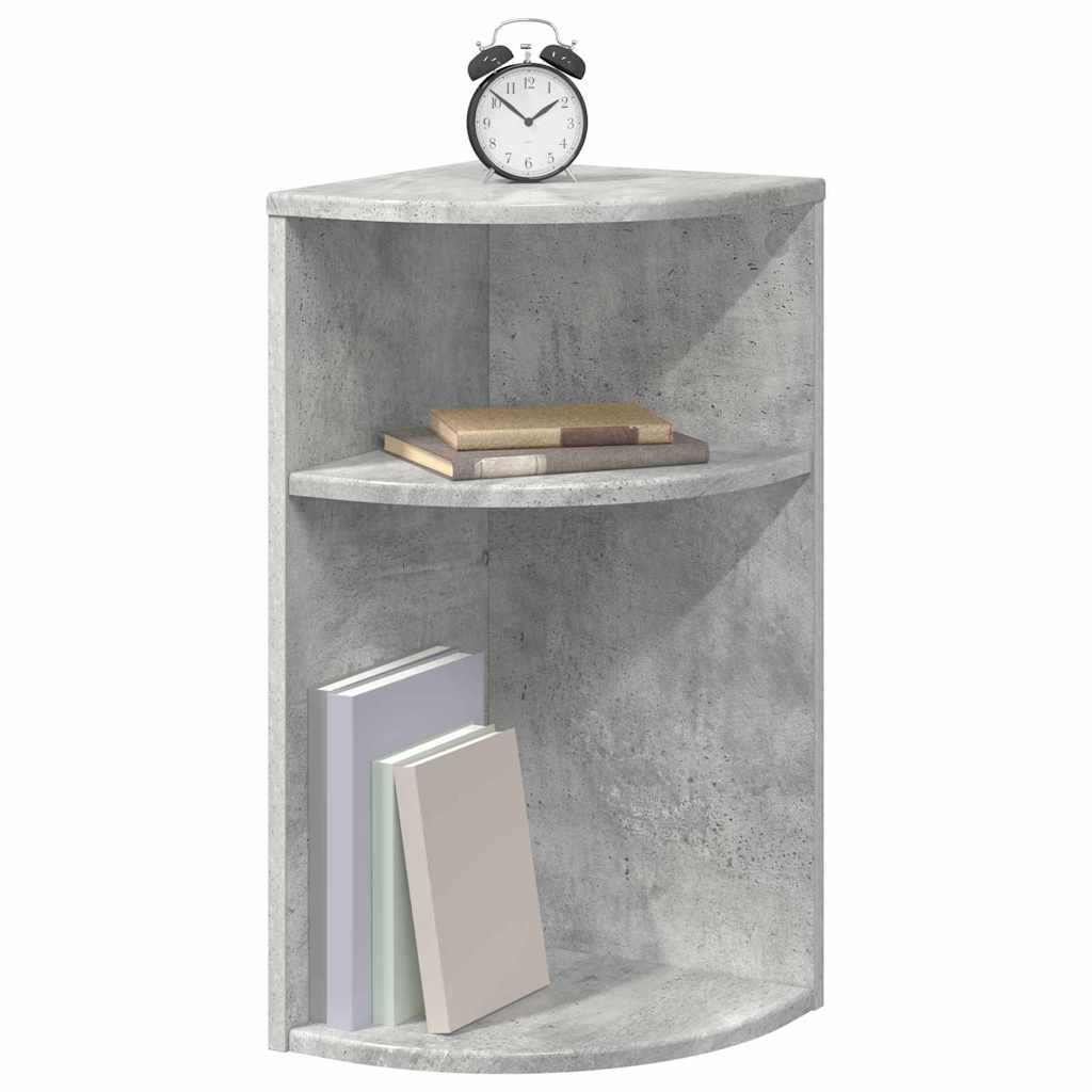 Beistelltisch Beton Grau 29,6 x 29,6 x 60 cm Holzwerkstoff