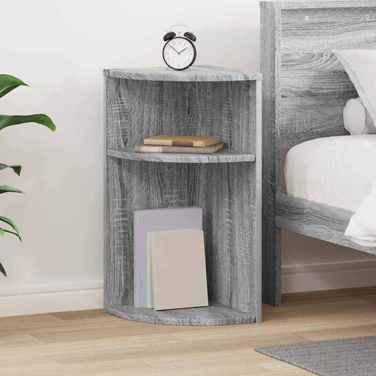 Beistelltisch Graues Sonoma 29,6 x 29,6 x 60 cm Holzwerkstoff