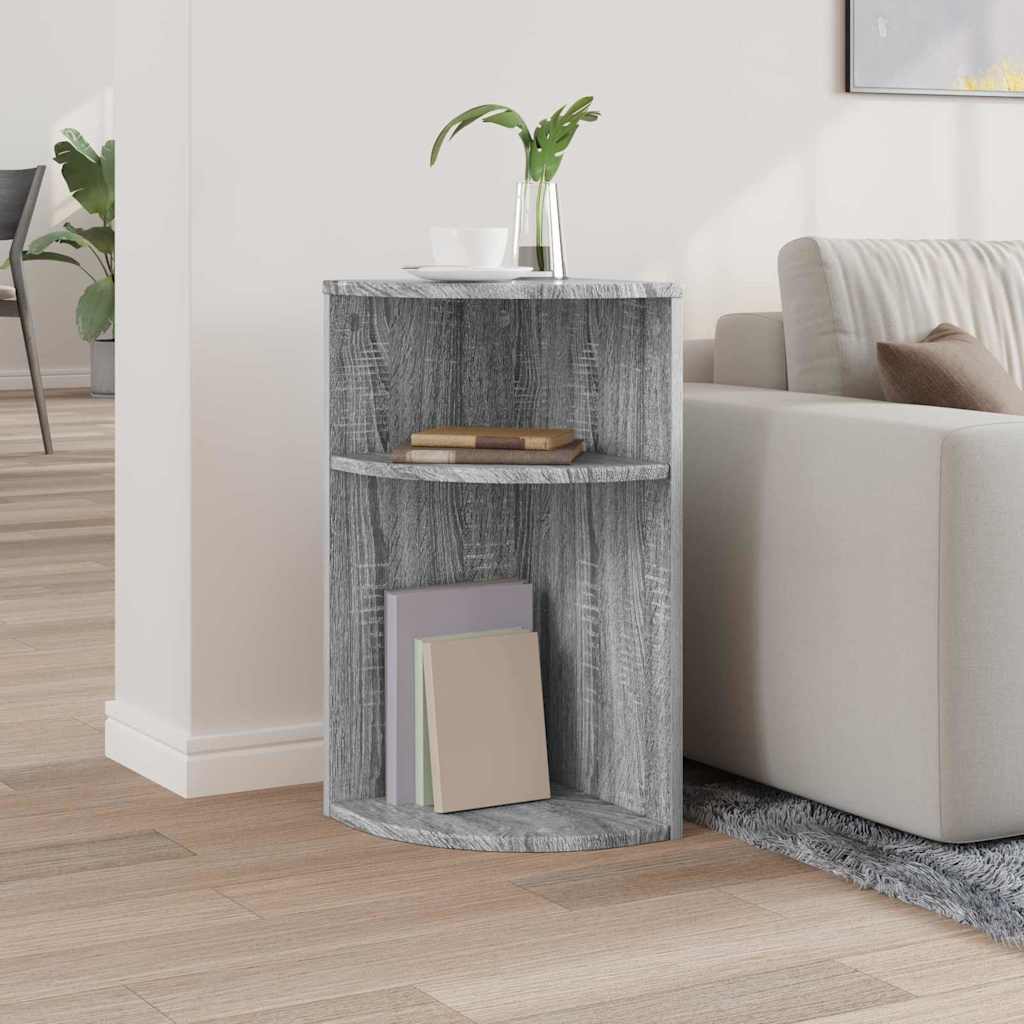 Beistelltisch Graues Sonoma 29,6 x 29,6 x 60 cm Holzwerkstoff