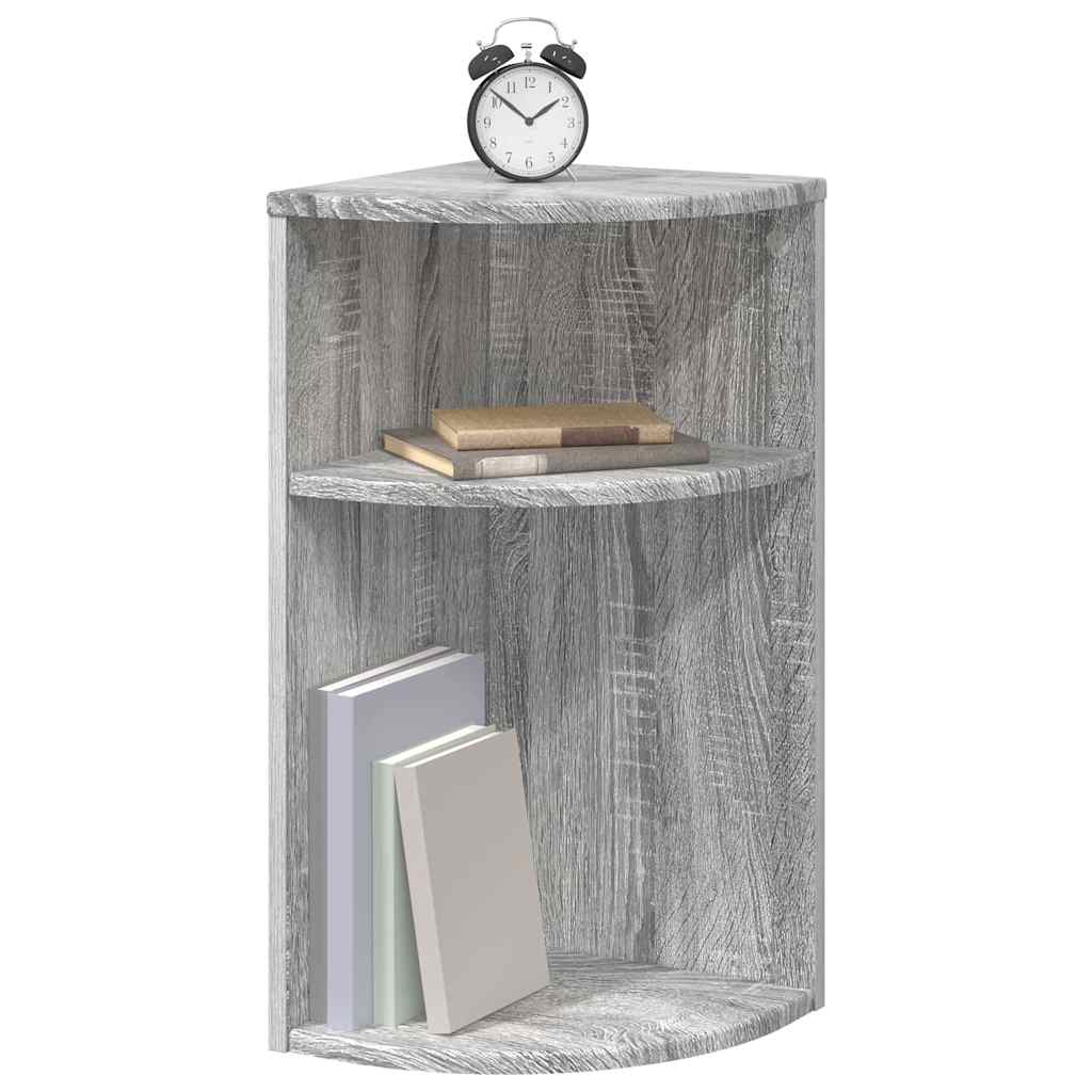 Beistelltisch Graues Sonoma 29,6 x 29,6 x 60 cm Holzwerkstoff