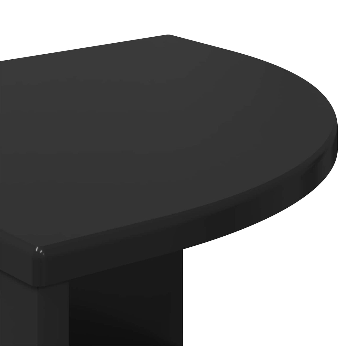 Beistelltisch Schwarz 39,7 x 39,7 x 60 cm Holzwerkstoff