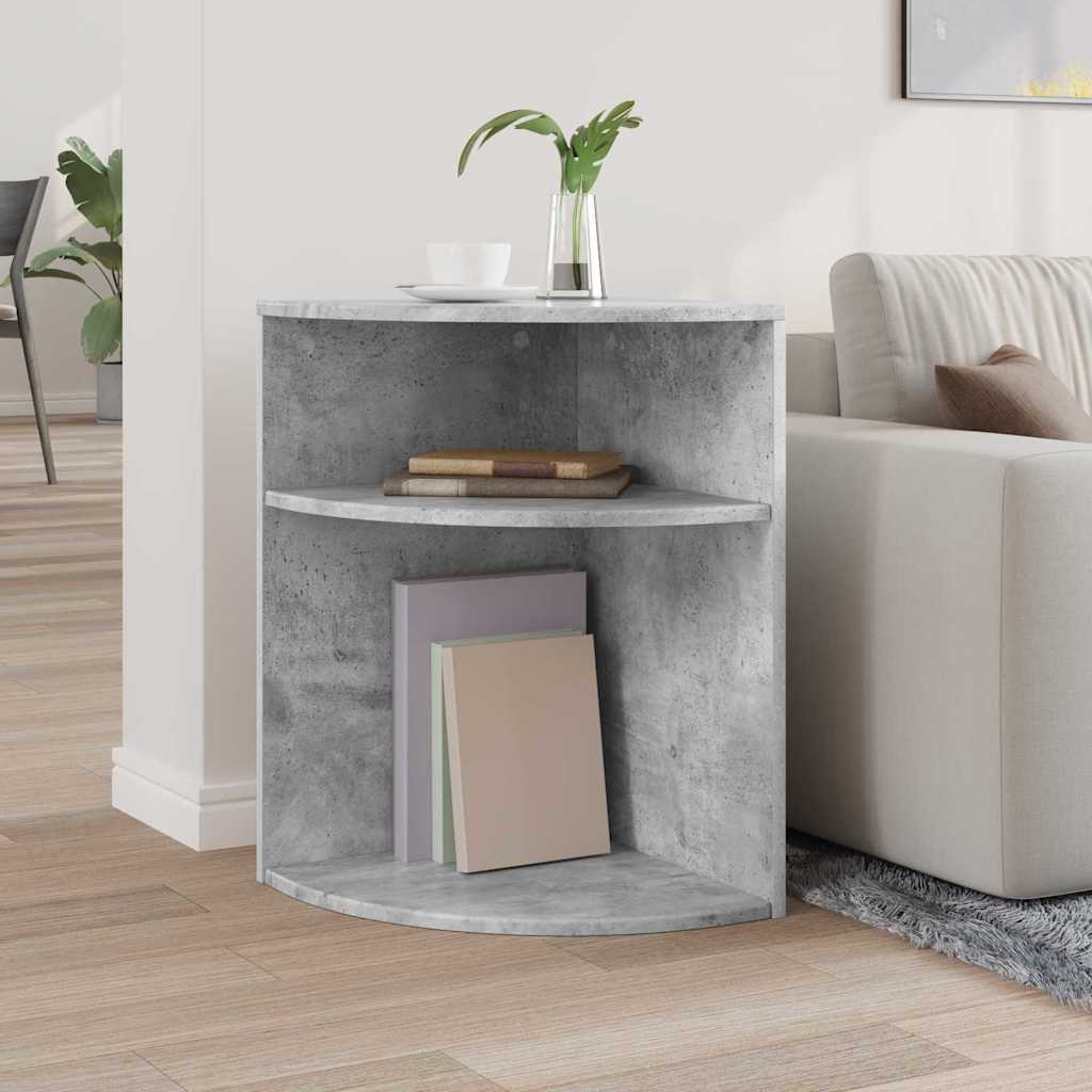Beistelltisch Beton Grau 39,7 x 39,7 x 60 cm Holzwerkstoff