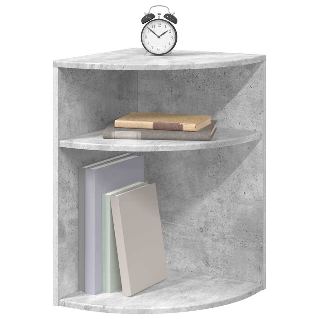 Beistelltisch Beton Grau 39,7 x 39,7 x 60 cm Holzwerkstoff