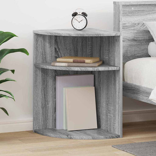 Beistelltisch Graues Sonoma 39,7 x 39,7 x 60 cm Holzwerkstoff