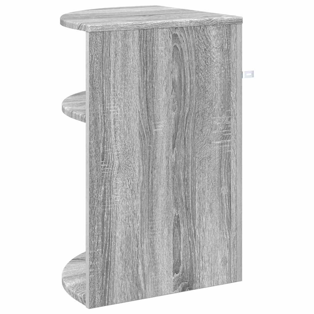 Beistelltisch Graues Sonoma 39,7 x 39,7 x 60 cm Holzwerkstoff