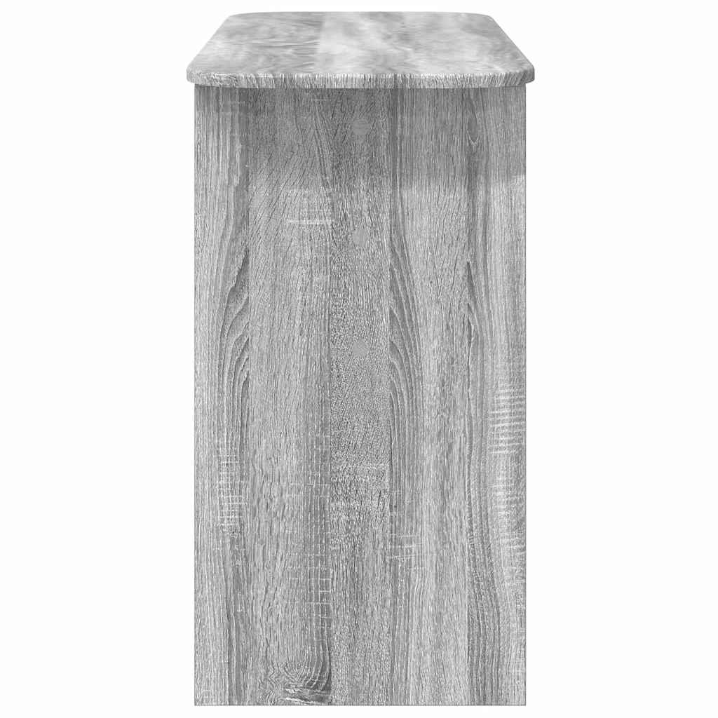 Konsolentisch Sonoma-Grau 93 x 40 x 75 cm Holzwerkstoff