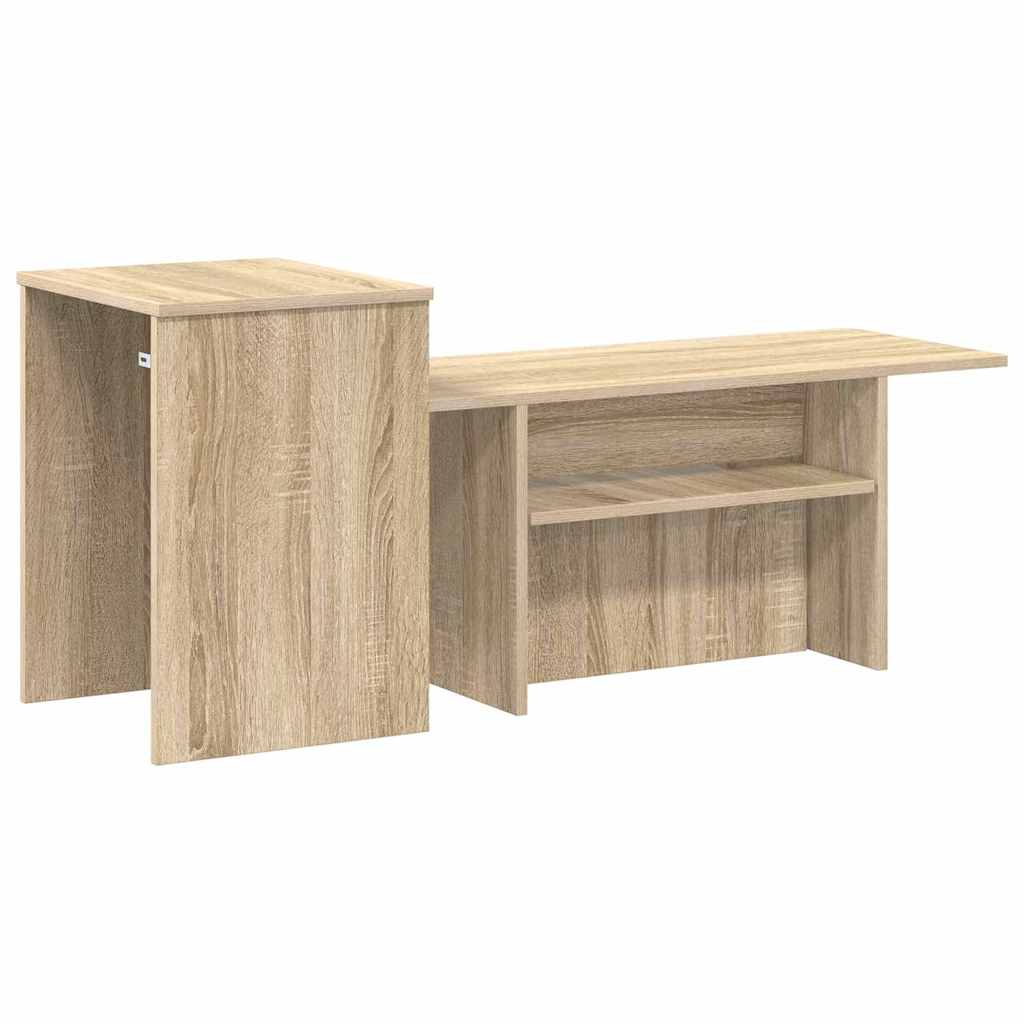 Konsolentisch Sonoma-Eiche 91,5 x 35 x 38,5 cm Holzwerkstoff