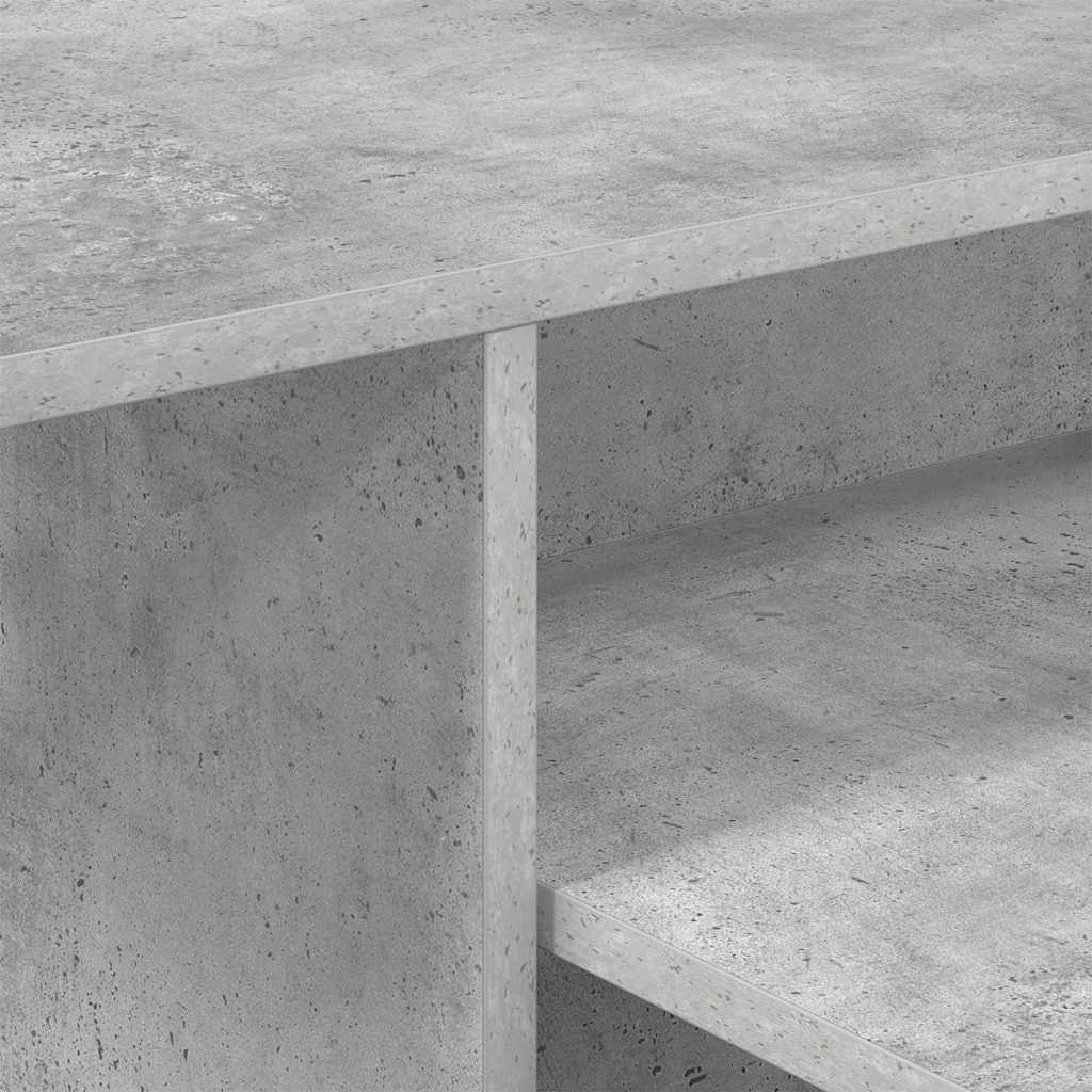 Konsolentisch Betongrau 91,5 x 35 x 38,5 cm Holzwerkstoff
