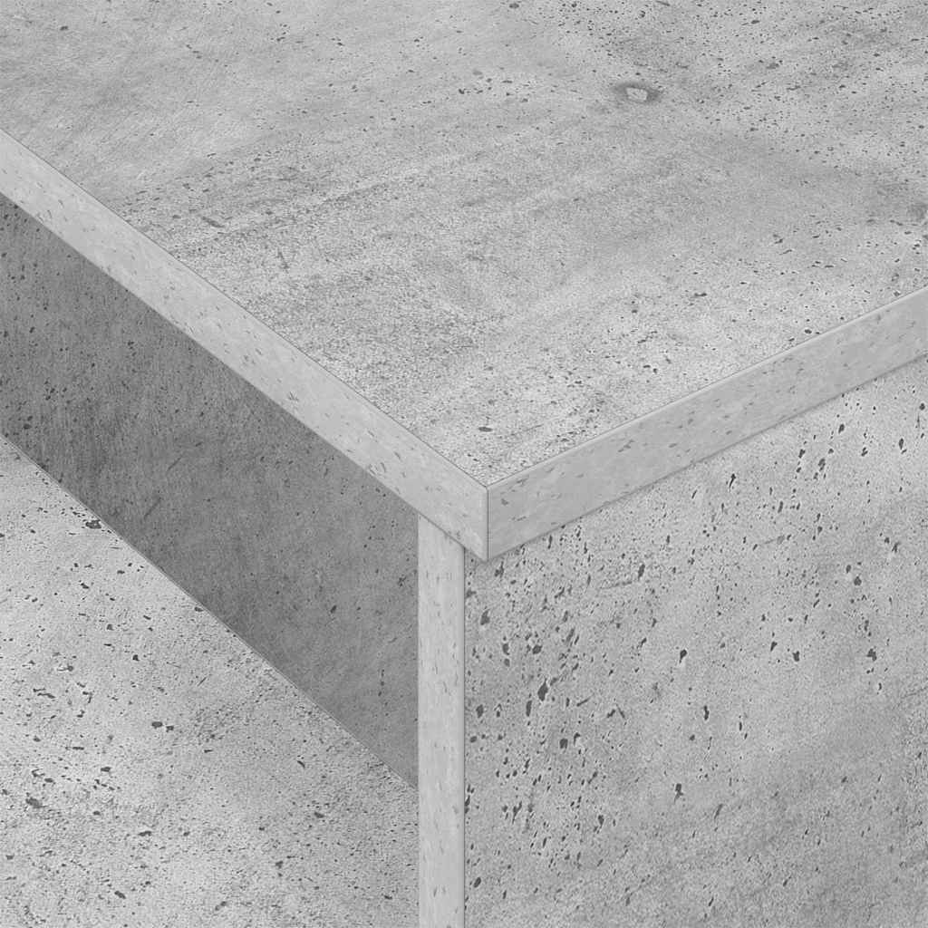 Konsolentisch Betongrau 91,5 x 35 x 38,5 cm Holzwerkstoff