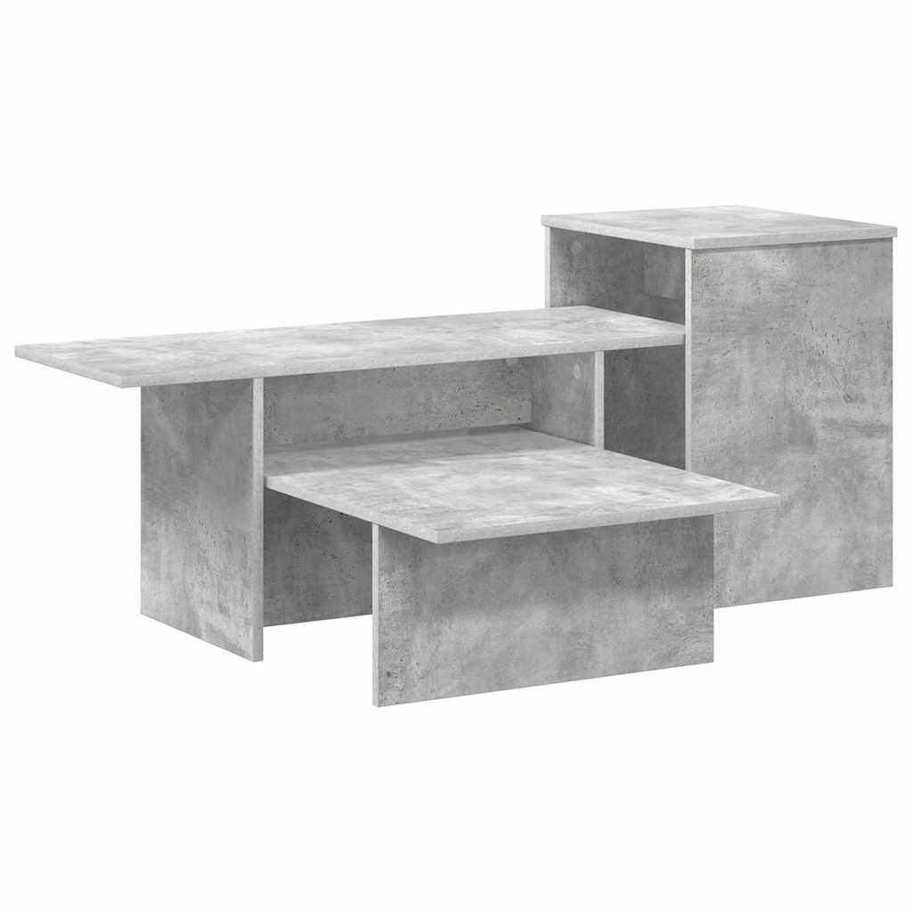 Konsolentisch Betongrau 91,5 x 35 x 38,5 cm Holzwerkstoff