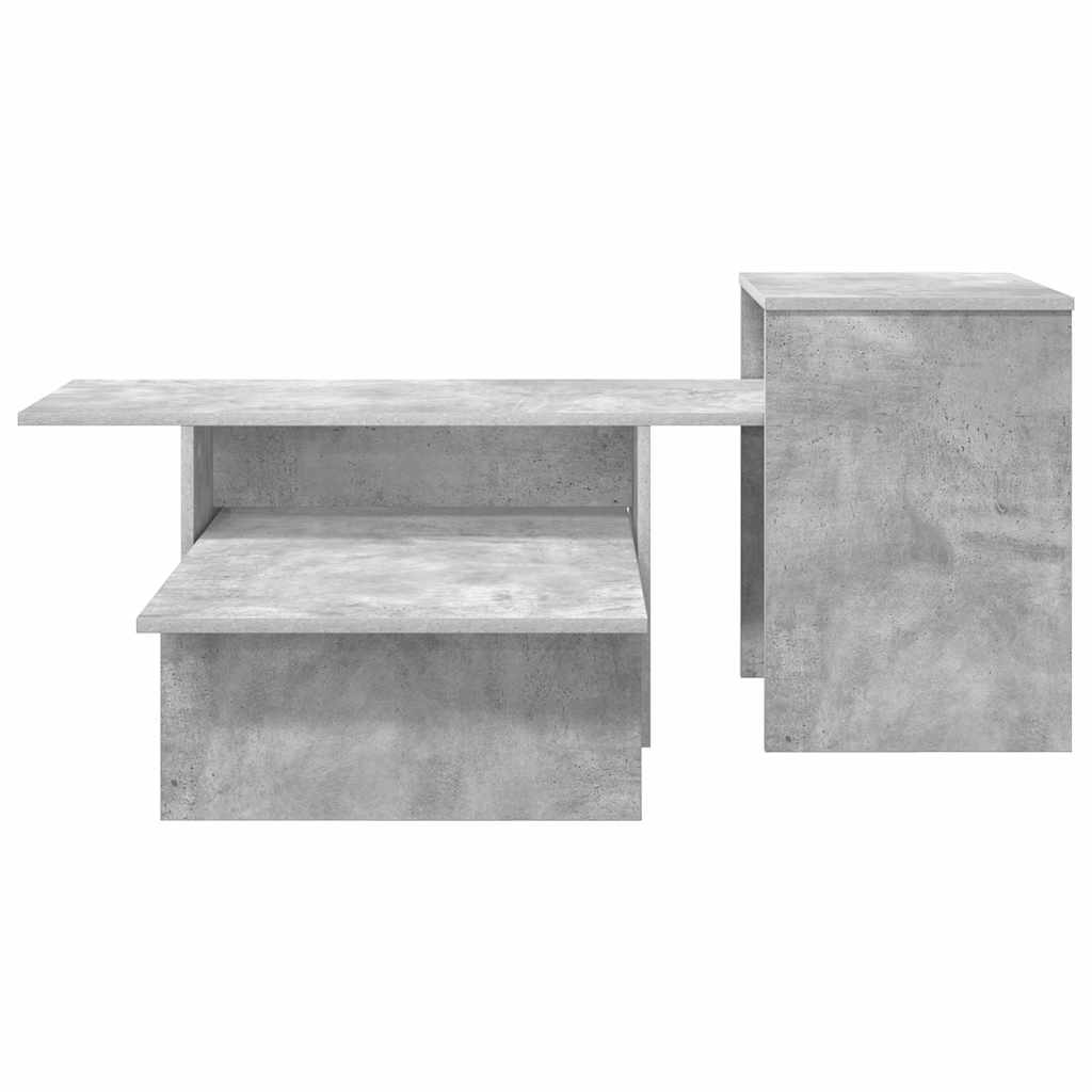 Konsolentisch Betongrau 91,5 x 35 x 38,5 cm Holzwerkstoff