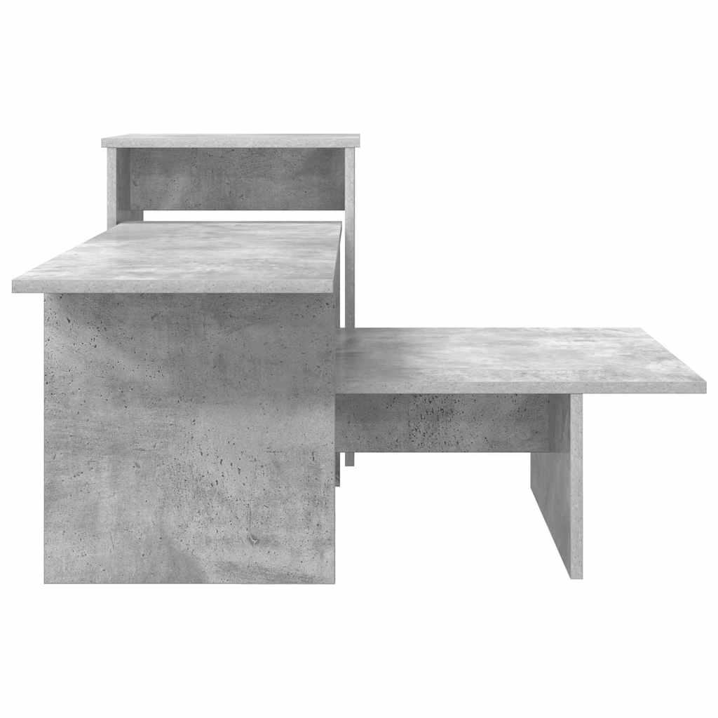 Konsolentisch Betongrau 91,5 x 35 x 38,5 cm Holzwerkstoff