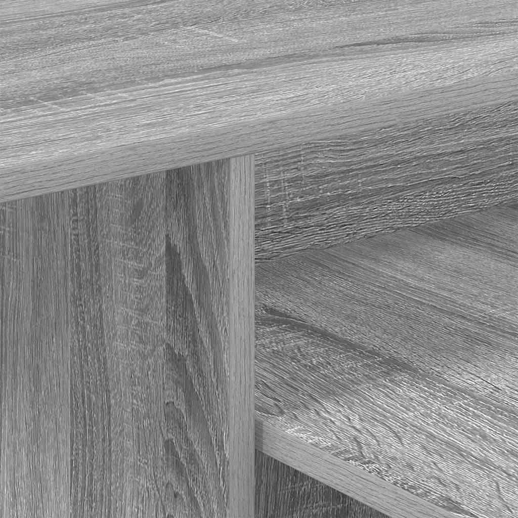 Konsolentisch Sonoma-Grau 91,5 x 35 x 38,5 cm Holzwerkstoff
